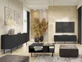 MIRJAN24 Wohnzimmer-Set Lucca I, (Kommode, TV-Lowboard, Couchtisch), Füße aus Stahl