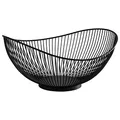 APS Obstschale SVART schwarz 25,5 x 29,5 cm