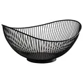 APS 30424 Korb "SVART", Metall, schwarz, 29,5 x 25,5 x 13,5 cm