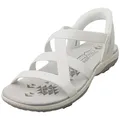 Skechers Reggae Slim Vegan Damen Wandelsandalen Weiß - 39 EU