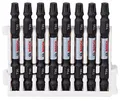 Bosch Accessories Bosch Professional 8tlg. Doppelschrauber Set Torx (Impact Control, 8 x T30-T30 Bits-Länge: 65mm, Pick and Click, Zubehör Schlagschrauber Bohrschrauber)