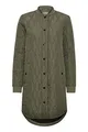 KAFFE Jacke KAshally Damen Jacke Gesteppte Lange Mantel Langarm mit Knöpfen Steppjacke 42, Grape Leaf