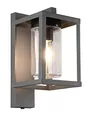 Trio Leuchten Außen Wandleuchte Lunga 212060142, Aluminium Druckguss, Glas, exkl. 1x E27, Anthrazit