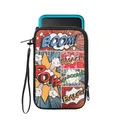 kwmobile Tasche kompatibel mit Nintendo 3DS XL - Neopren Hülle - Comic Symbole Mehrfarbig