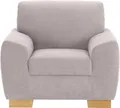 DOMO collection Sessel Incanto, kubische Formensprache, komfortabel, flache Armlehnen