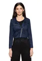 Betty & Co Damen Bikerjacke mit Stehkragen 40, Dunkelblau