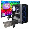 Gaming PC Set Ryzen 5 5500 32GB 1TB SSD RTX 5050 + MAG 32C6 32"