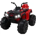 Actionbikes Motors Kinderquad Bumper | Mini Offroad Quad - Pocket Quad - Kinder Elektro Auto - Pitbike - 12V 7Ah - 2x35 Watt - Fernbedienung (Rot) - Rot