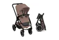 ABC Design Sportbuggy Samba 2 - Dark Beige, Sportwagen mit Liegeposition - klein zusammenklappbar bis 22 kg