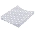 Julius Zöllner Wickelauflage 2-Keil Mulde 50x65 cm Folie Sterne grau TOP