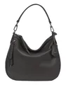 abro Leather Adria Hobo Juna S Schultertasche Tasche Dark Grey dunkelgrau