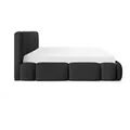 Home Collective Polsterbett, Schwarz, Metall, 160x200 cm, Schlafzimmer, Betten, Polsterbetten