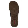 Rieker Damen Pantolette Deko-Schnalle und Klettverschluss V2392, Größe:38 EU, Farbe:Braun - Braun - 38