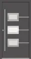 Splendoor Haustür Passivedoor Premium B03 Anthrazit DIN Links 110 x 210 cm