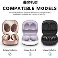 Cadorabo Hülle für Samsung Galaxy Buds PRO/LIVE/Buds 2 in Schwarz Tragbare TPU Kopfhörer Schutzhülle