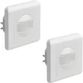 Oktaplex Ela Bewegungsmelder Unterputz 2er Set 160° 9m 230V für Hohlwanddosen 60 - 80mm