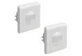 Oktaplex motion Bewegungsmelder Oktaplex 2er SET Ela Infrarot Bewegungsmelder für Innen, (2-St), Bewegungssensor 160° / 9m weiss