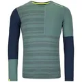 Ortovox 185 Rock'N'Wool Long Sleeve Unterwäsche Herren arctic grey- Gr. XL