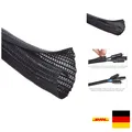 Kabelschutz 32mm 3,1m Selbstschließend Schwarz Kabelbündel K