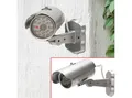 Casativo Überwachungskamera Attrappe Kamera-Attrappe mit Bewegungssensor, Rotes Blinklicht Batteriebetrieb (1-tlg., 1er-set & 2er-Set & 4er-Set, Stand-Alone Dummy-Kamera, PIR-Sensor aktiviert rote LED, 360° drehbar)