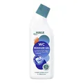 HAKA WC Reiniger Gel Orange, 740 ml, extra stark gegen Kalk, Urin- & Wasserstein, langanhaltende Frische, Toilettenreiniger mit umweltfreundlicher Milchsäure
