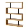 Riess Ambiente Design Regal Snake 165cm Eichenoptik Bücherregal mit fünf Böden Standregal Büroregal