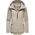 Ragwear Outdoorjacke Monade Übergang stylische Übergangsjacke mit großer Kapuze braun XXL (44)