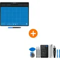 iFixit Pro Tech GO Werkzeugset & iFixit FixMat Magnetplatte  Kompaktes Feinmechanik Werkzeugset für unterwegs