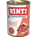 24 x 400g Rinti Pur Kennerfleisch Rind Hundefutter nass reich an Fleisch