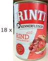 (EUR 5,53 / kg)  Rinti Kennerfleisch Rind - getreidefreies Nassfutter 18 x 400 g