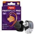 Alpine PartyPlug Pro Gehörschutz Ohrstöpsel für Konzert, Festival, Musik, Party & Disco - 21dB Hi-Fi Premium Lärmschutz - Höchste Musikqualität, Professional Filter, 3 Größen (S/M/L), Transparent