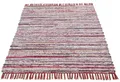 carpetfine Teppich Kelim Chindi, Wendeteppich, rechteckig, Höhe: 6 mm, handgewebt, Fleckerlteppich mit Fransen, auch vielen in Läufergrößen