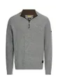 camel active Herren Strick-Troyer aus Reiner Lammwolle Steingrau, Menswear-XL