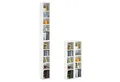 CARO-Möbel CD-Regal CHART, Medienregal aus 2 Modulen, Medien Aufbewahrung bis zu 160 CDs weiß