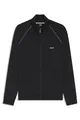 BOSS Herren Mix&Match Jacket Z Jacke aus Stretch-Baumwolle mit Reißverschluss und Logo-Stickerei Schwarz001 XXL