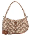 GUESS Rianee Hobo Umhängetasche Handtasche Schultertasche Cognac hellbraun Neu