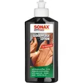 SONAX Leder Pflege Lotion 250ML für alle Lederfarben, mit Lederduft + UV-Schutz 