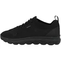 Geox U Spherica A, Sneakers Homme, Schwarz, 43 EU