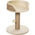 PawHut Kratzbaum 49 cm mit Spielball Liegefläche