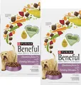 (€2,89/kg) Purina Beneful Glückliche Jahre 7+ älterer Hund Huhn Gemüse 2 x 12 kg