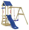 Spielturm Wickey TinyWave mit Rutsche und Sandkasten in Blau