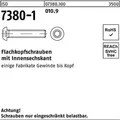 Flachkopfschraube Iso 7380-1 M.innensechskant M 8 X 16 010.9
