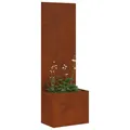 vidaXL Garten Sichtschutz-Leinwand Rostig 50 x 32 x 150 cm, Garten und Terrasse, Moderne Abtrennung, dekorative Einlagen, schlanker Sichtschutz, zeitgemäße Umrandung