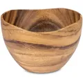 Levandeo® Dekoschale, Schüssel 22x13cm Schale Holz Akazienholz Holzschale Salatschüssel 22 cm