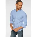 Levi's® Jeanshemd BATTERY HM SHIRT SLIM mit Logobadge blau S