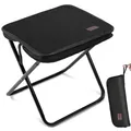 Klapphocker Faltbar, 33×26,5×32cm Tragbarer Campinghocker Klappbar, Hält bis ...