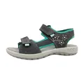 Imac Kinderschuhe Mädchen Sandaletten Grau Freizeit, Schuhgröße:39 EU