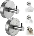 cleanan Saugnapf Haken Edelstahl für Dusche &amp; Bad - Vakuum Handtuchhalter