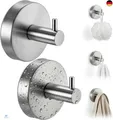 cleanan Saugnapf Haken Edelstahl für Dusche &amp; Bad - Vakuum Handtuchhalter