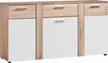 Kommode "Trenti BESTSELLER!", (OTTOs Choice), Höhe 81 cm, mit variabel verstellbaren Einlegeböden, Eichefarben-Weiß B/H/T: 155 cm x 81 cm x 40 cm